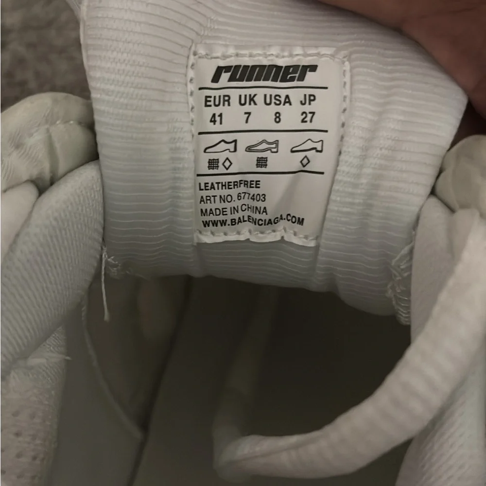 Balenciaga Runner ‘White’ - Picture 6 of 7